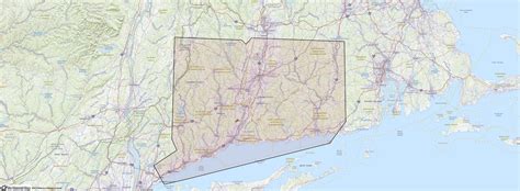 Image result for Connecticut State Map