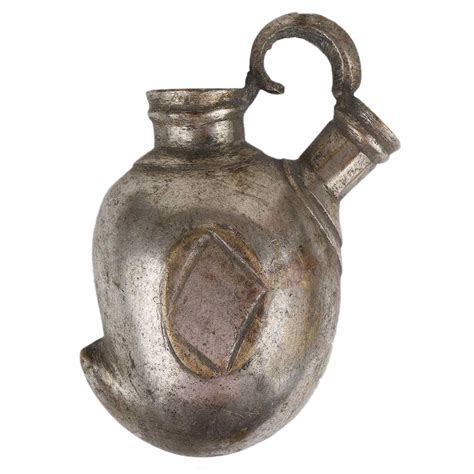 Brass Mango Shape Hookah Base Showpiece Silver Finish