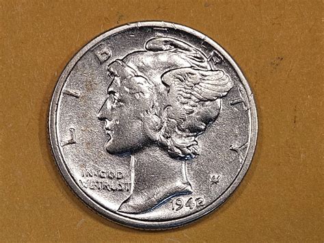 Highlight *** Key Variety! 1942 Over 1 Mercury Dime In About ...