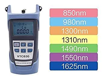 Techtest Optical Power Meter Fiber Vtech Laser Cable Db Tester Optic ...