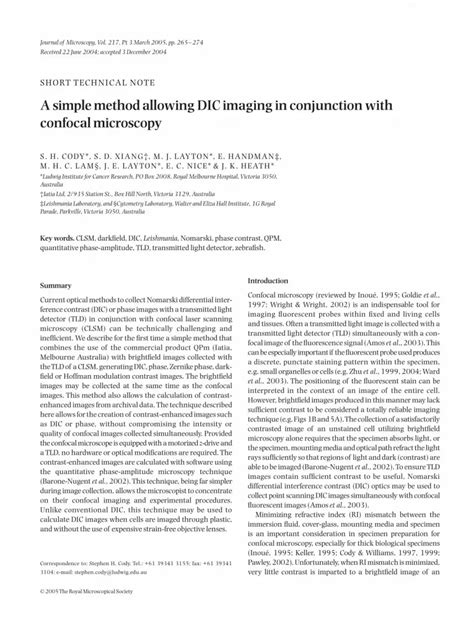 Image result for DIC Microscopy Tutorial