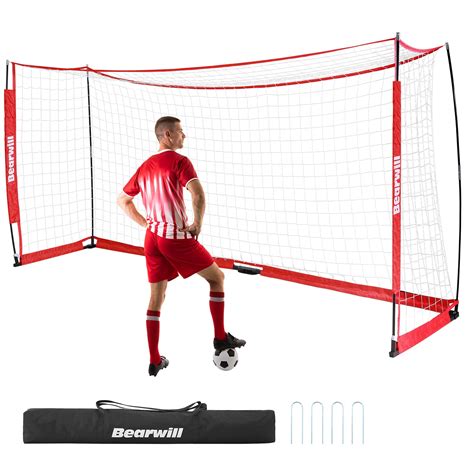 Snapklik.com : Bearwill Soccer Goal, 12X6FT Soccer Net Easy Setup ...
