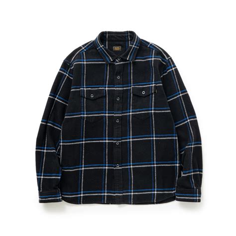 RATS COTTON FLANNEL CHECK SHIRT | MAROON WEBSTORE