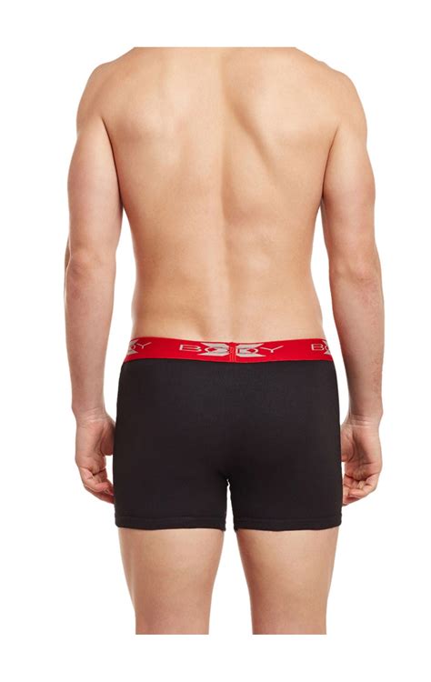 Buy BodyX Solid Trunks-Pack of 2-BX18T-Black Online | BodyX