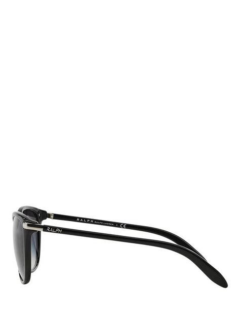 Polo Ralph Lauren RA5160 Women's Cat's Eye Sunglasses, Black/Grey