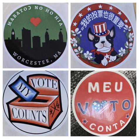 Creative 'I Voted' stickers across the U.S. ahead of Election Day 2024