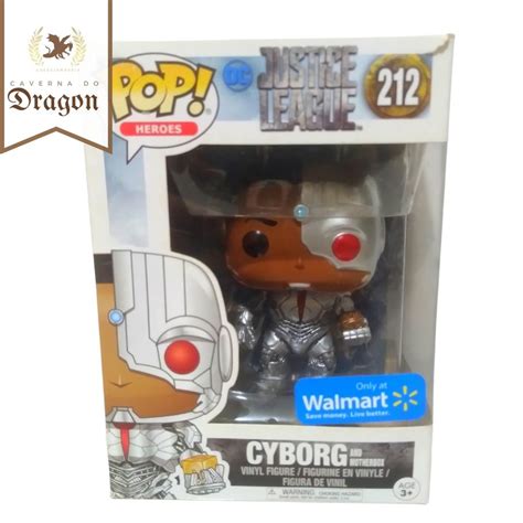 Funko Pop Cyborg and Motherbox 212 Justice League Exclusivo Walmart ...