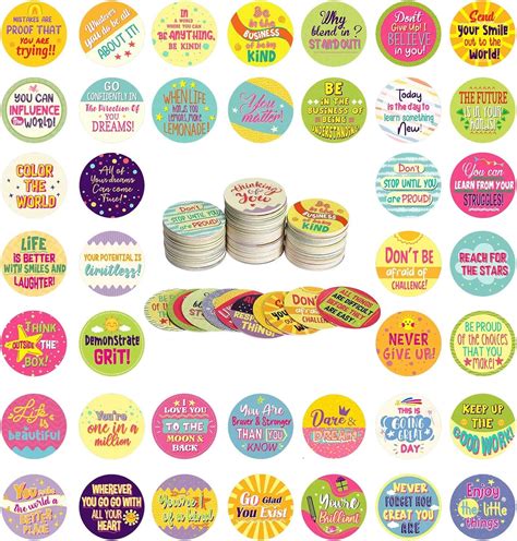 Buy 240 Packs Positive Affirmation Chips for Kids, Positive Sayings ...