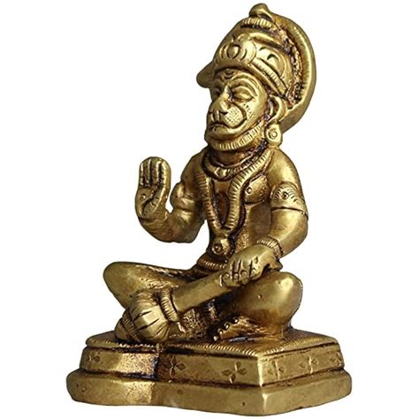 Mythology Centre Brass Hanuman Ji Ki Murti in India | Ubuy