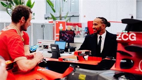 Lewis Hamilton: Ferrari driver posts photo on first day with Italian ...