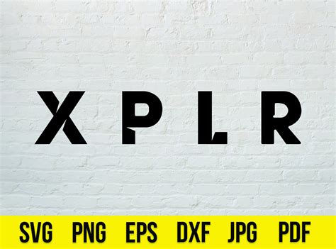 XPLR SVG Sam and Colby XPLR Xplr Logo Xplr Sign Sam Xplr - Etsy Canada