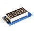 TM1637 4 Bits Digital Tube LED Display Module With Clock Display for ...