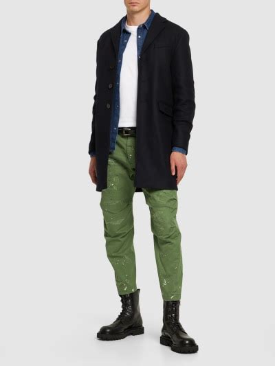 Virgin wool blend coat - Dsquared2 - Men | Luisaviaroma