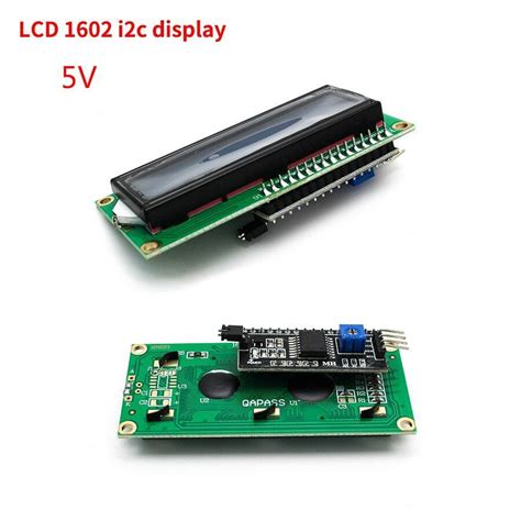 Buy Lcd Display Module Blue Color Screen Lcd1602 I2C Hd44780 16x2 IIC ...