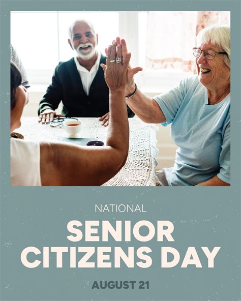 National Senior Citizens Day - Jed Davis