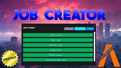Image result for Job Creator Fivem Script
