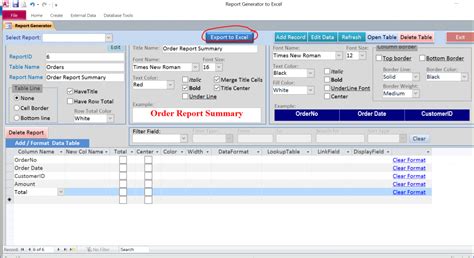 Image result for Click Report Generator Excel