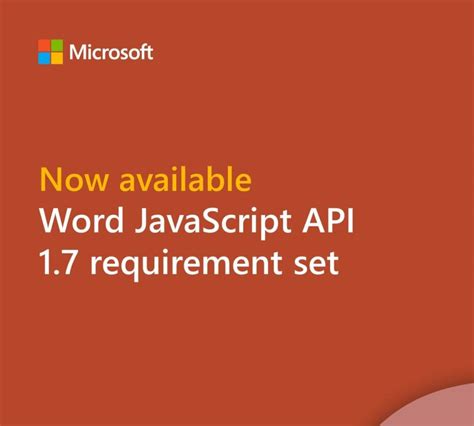 Image result for Microsoft Word JavaScript API