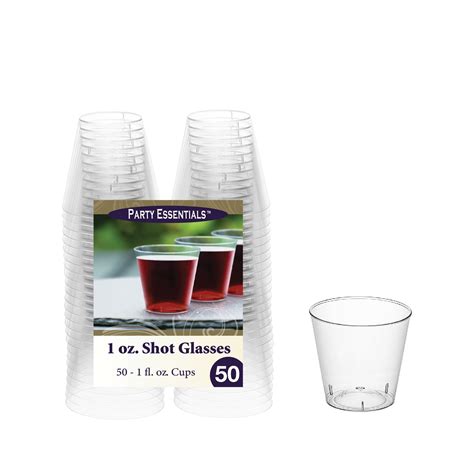 1 OZ. SHOT GLASSES – CLEAR 50 CT. – Northwest Enterprises