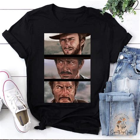 The Good The Bad And The Ugly Clint Eastwood Movie T-Shirt, Clint ...