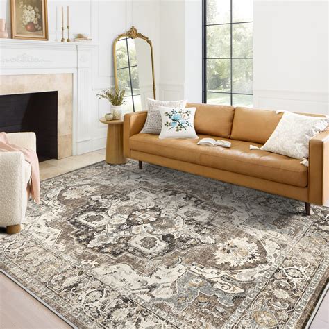 YOUFORTONG Washable 8x10 Area Rugs: Rugs for Living Room Ultra Soft ...