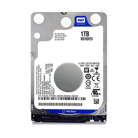 Western Digital WD10SPZX Blue PC Mobile 1TB 5400RPM SATA 6Gb/s 128MB ...