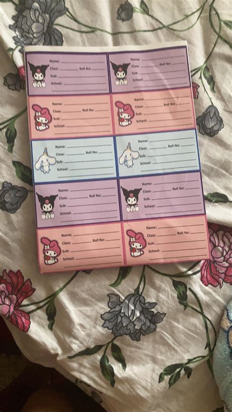 SYNC Name Slips for School Notebook 35 Pieces Superhero Labels ...