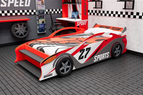 Car Racing Bed Plans Dxf With Pdf Instructions · DIY Wooden Car Bed for ...