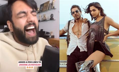 Yashraj Mukhate Mixes Jhoome Jo Pathaan With SRK's Famous 'Zinda Hai ...