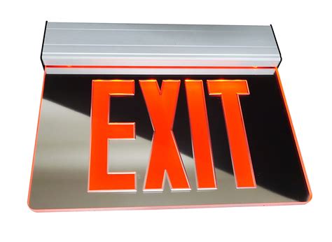 Lighted Exit Signs Battery Powered at Herman Genovese blog