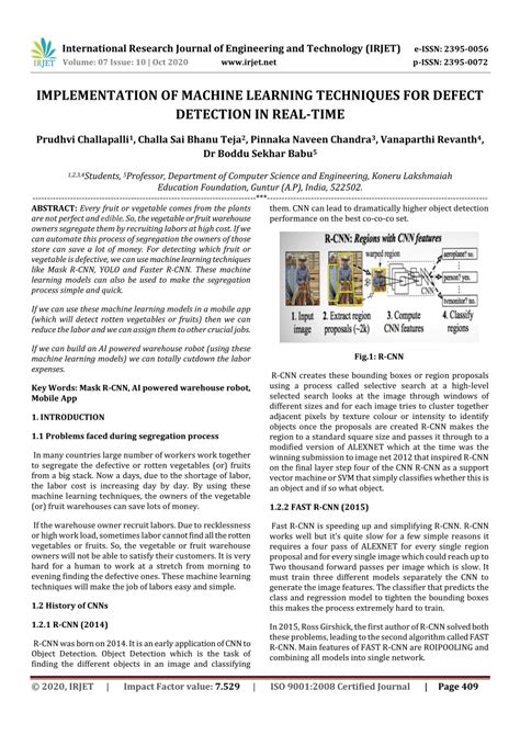 Defect Detection Using Machine Learning 的图像结果