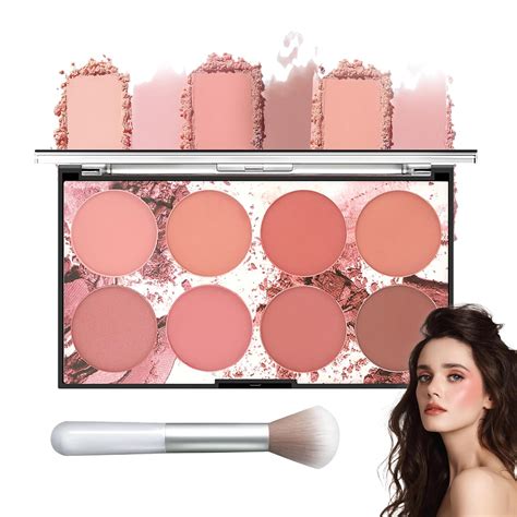 JunKuJK 8 Colors Blush Palette,Shimmer Silky Matte Blush India | Ubuy
