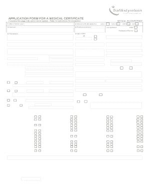 Fillable Online aerodoc APPLICATION FORM FOR A MEDICAL CERTIFICATE ...