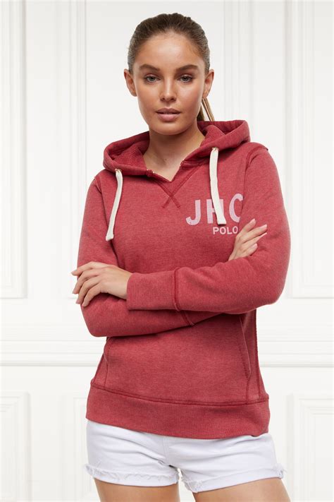 Polo Hoodie (Varsity Red) – Holland Cooper