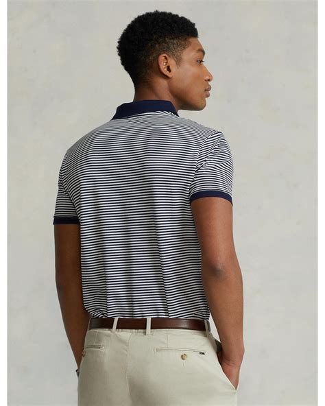 Ralph Lauren Mens Striped Polo Shirt | canoeracing.org.uk