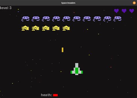Space Invaders Code Python 的图像结果