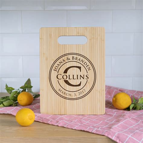 Monogrammed Cutting Boards | Personalized Wedding Gifts - Forest Decor
