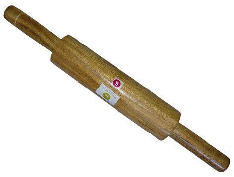 Buy Wooden Rolling Pin Teak Wood Sagwaan Belan chapati Maker 14 inch ...
