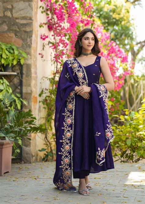 Shop Cotton Anarkali Salwar Suit Sets With Dupatta for Women – EverBloom