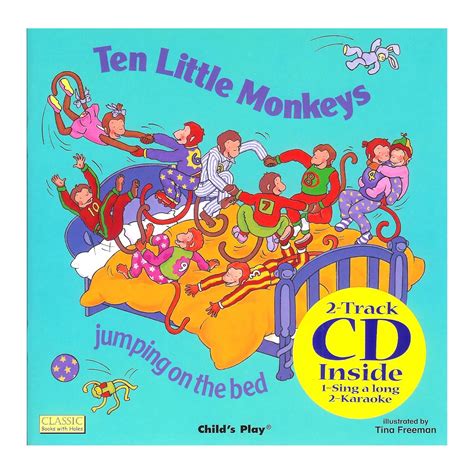 Ten Little Monkeys Jumping on the Bed (Classic Books with Holes 8x8 ...