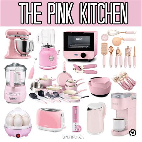 Pink Kitchen Appliances and Utensils Inspiration