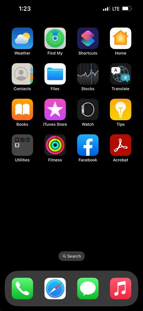 From the Home screen, touch and hold an app.