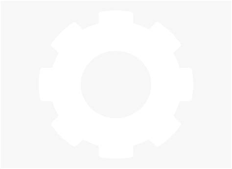 White Gear Clip Art At Clker - Gear Icon White Png , Free Transparent ...