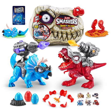 Smashers Dino Island T-Rex Battles by ZURU - Best Toys | NAPPA Awards