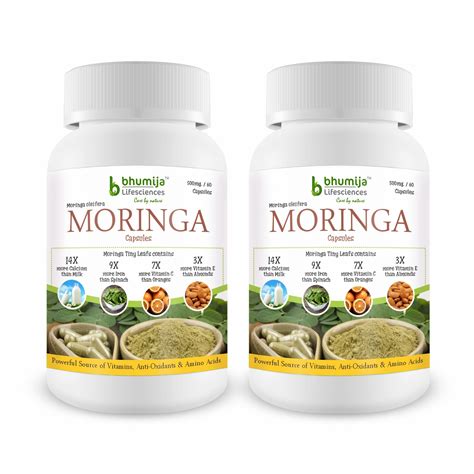 Moringa Oleifera 60 Capsules at Best Price | Moringa Oleifera ...
