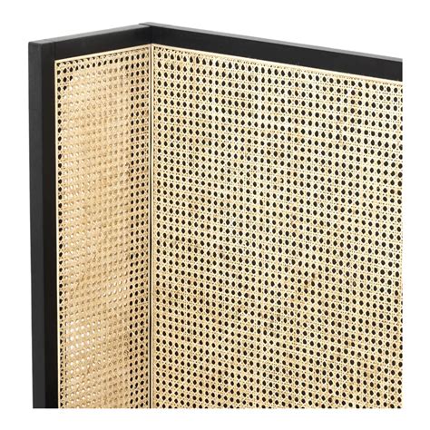 Nismaaya Faya Teak Wood & Rattan Bed – Nismaaya Decor
