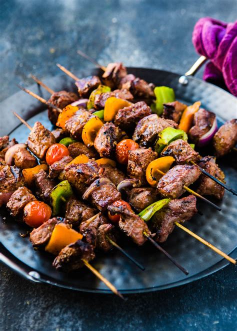 Marinated Beef Shish Kabobs - A Zesty Bite