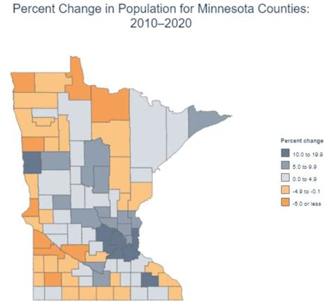 Census: The 10 Minnesota counties that grew — and shrunk — the most ...