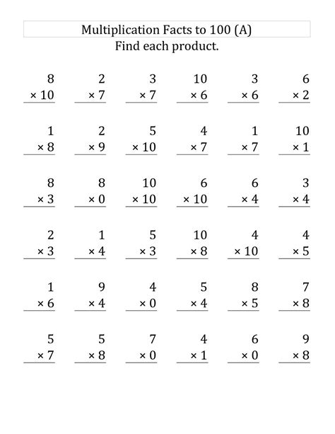 Basic Math Fact Practice Worksheets to Print | Learning Printable