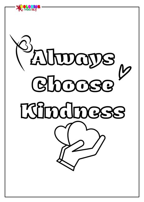 12 Free Printable Kindness Coloring - 7 Kindness Create Happiness kindness coloring pages ...
